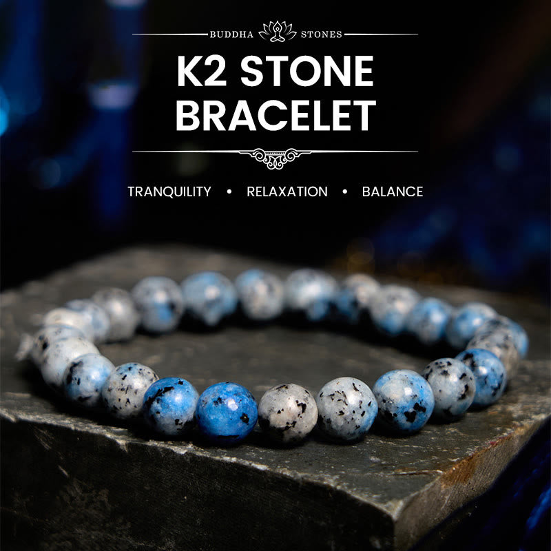 Buddha Stones K2 Stone Balance Bracelet - K2 Stone(Wrist Circumference: 14-15cm) - image 0