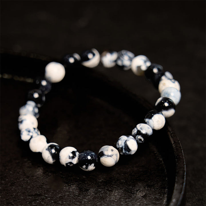 Buddha Stones "May the Stars Guide Your Dreams" Orca Agate Bracelet Includes Gift Message Card - image 10