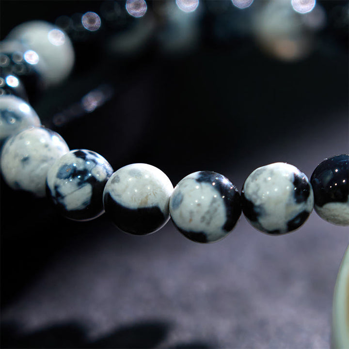 Buddha Stone Orca Agate Protection Bracelet - image 8