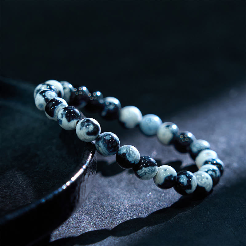 Buddha Stone Orca Agate Protection Bracelet - image 7