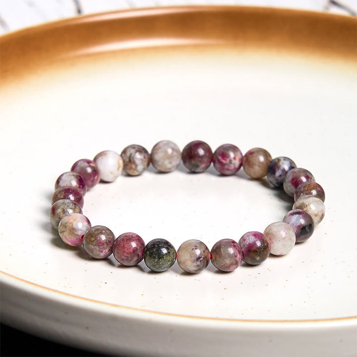 Buddha Stone Plum Blossom Tourmaline Balance Bracelet - image 8