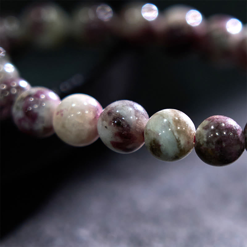 Buddha Stone Plum Blossom Tourmaline Balance Bracelet - image 7