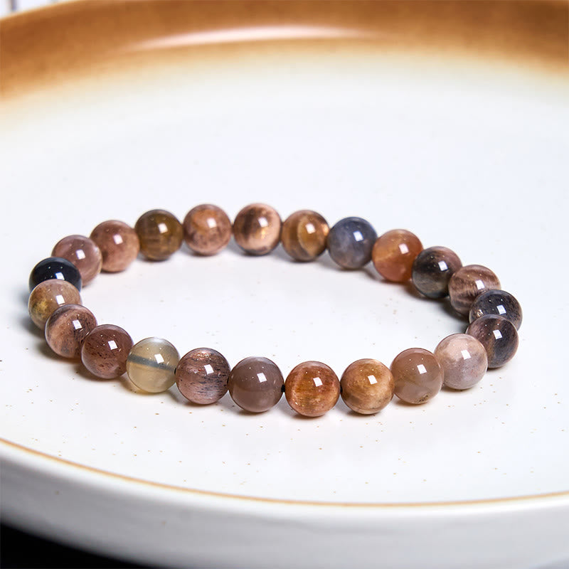 Buddha Stone Black Moonstone Soothing Bracelet - image 8