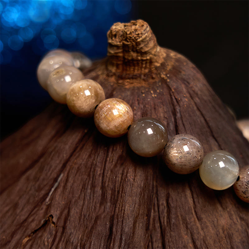 Buddha Stone Black Moonstone Soothing Bracelet - image 3