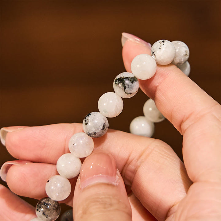 Buddha Stone Rainbow Moonstone Harmony Bracelet - image 6