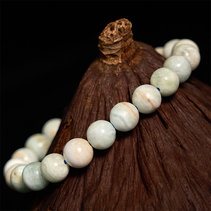 Buddha Stone Hemimorphite Calm Energy Bracelet - image 1