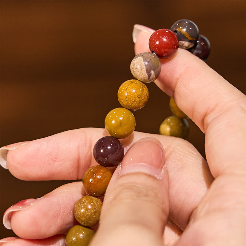 Buddha Stone Mookaite Emotional Growth Bracelet - image 6