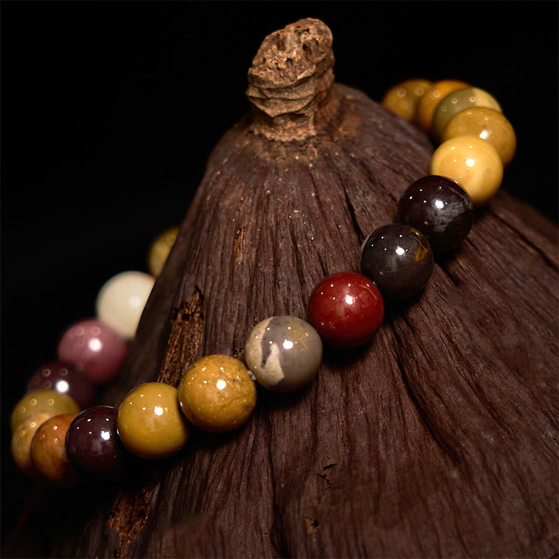 Buddha Stone Mookaite Emotional Growth Bracelet - image 4