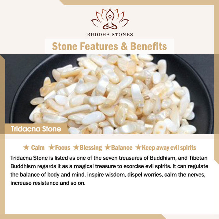 Buddha Stones 999 Sterling Silver Tridacna Stone Butterfly Calm Necklace Pendant - image 5