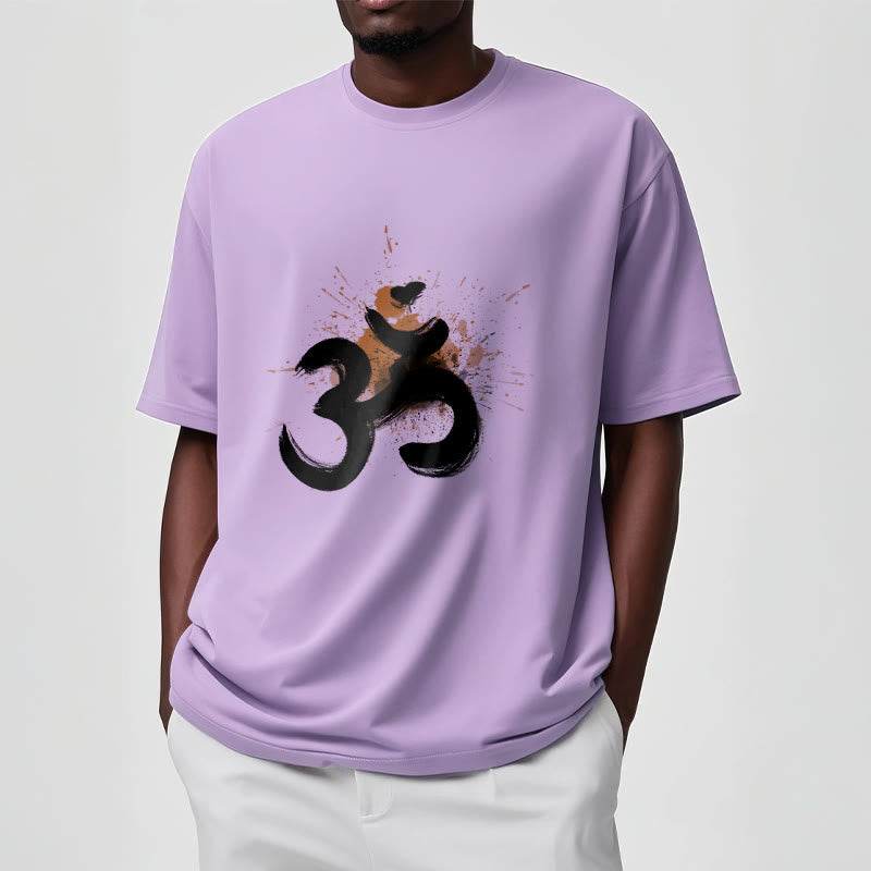 Buddha Stones OM Sanskrit Design Cotton Tee T-shirt - image 14