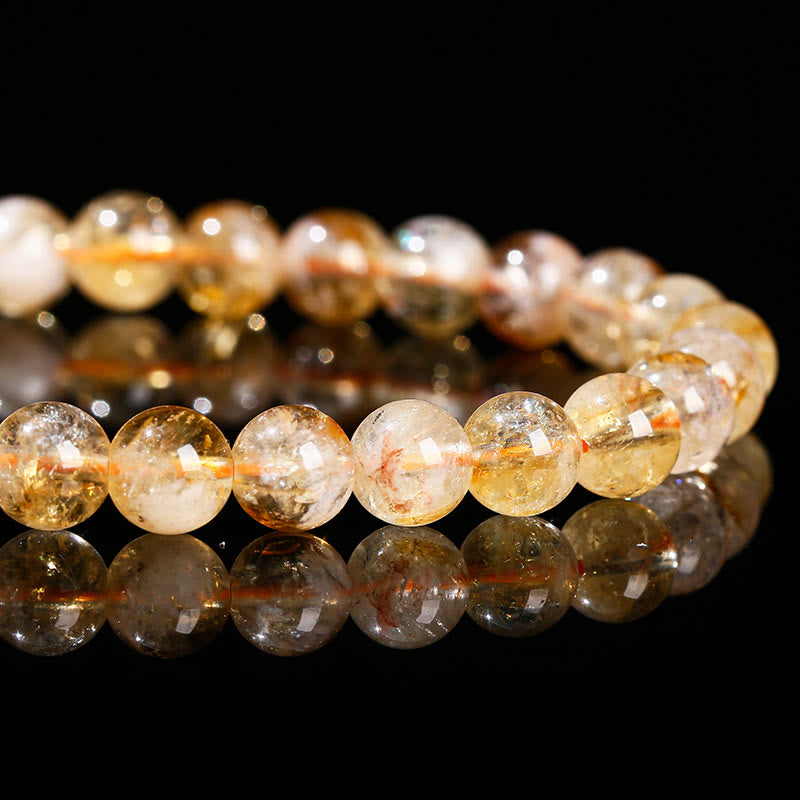Buddha Stones Natural Citrine Amethyst Prosperity Bracelet - image 7