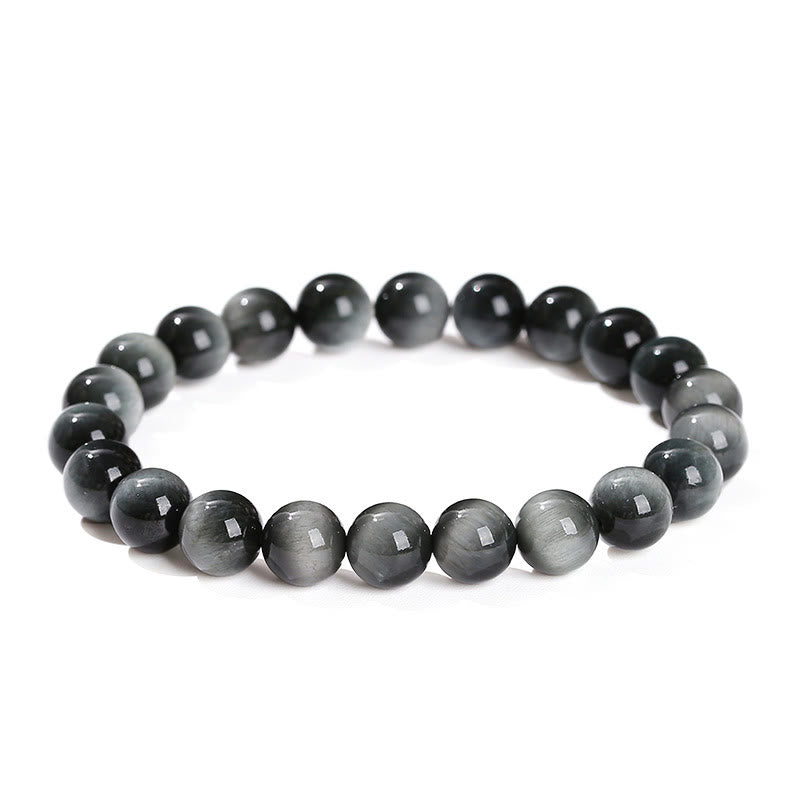 Buddha Stones Natural Eagle's Eye Stone Courage Positive Bracelet - image 8