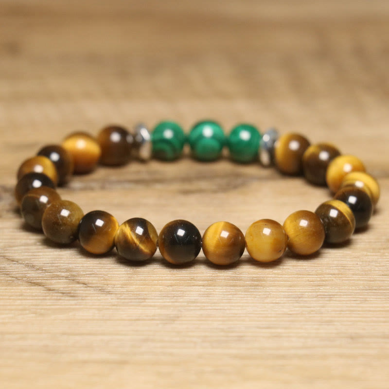 Buddha Stones Tiger Eye Green Tiger Eye Courage Bracelet - image 9