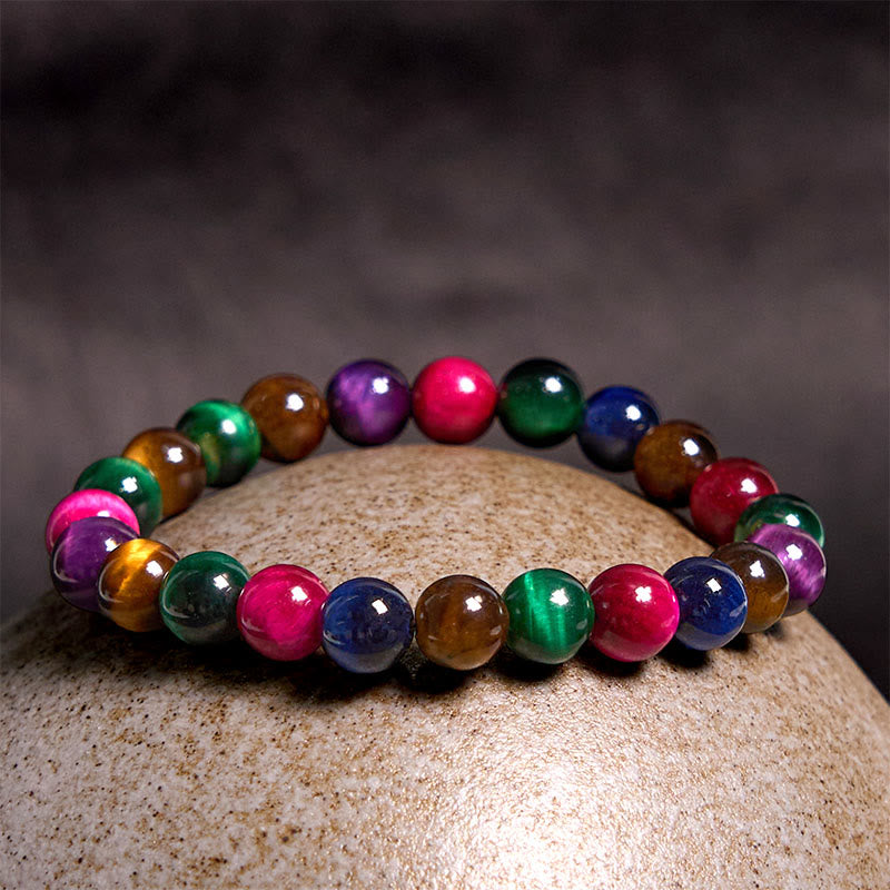 Buddha Stones Tiger Eye Resolve Courage Bracelet - image 14