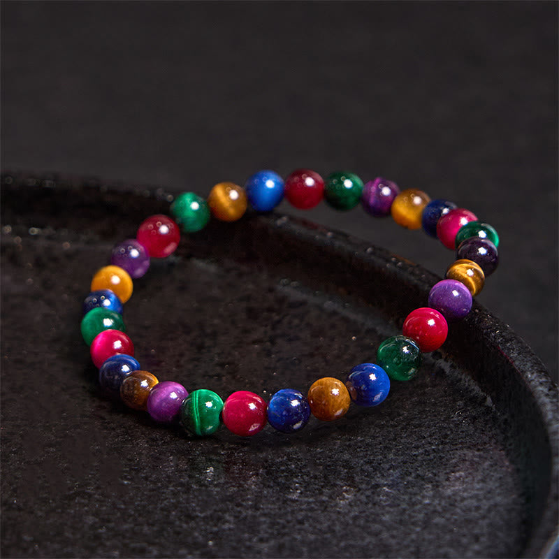 Buddha Stones Tiger Eye Resolve Courage Bracelet - image 1