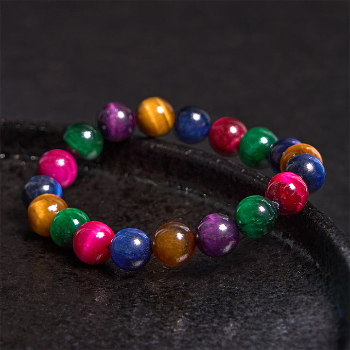 Buddha Stones Tiger Eye Resolve Courage Bracelet - image 21