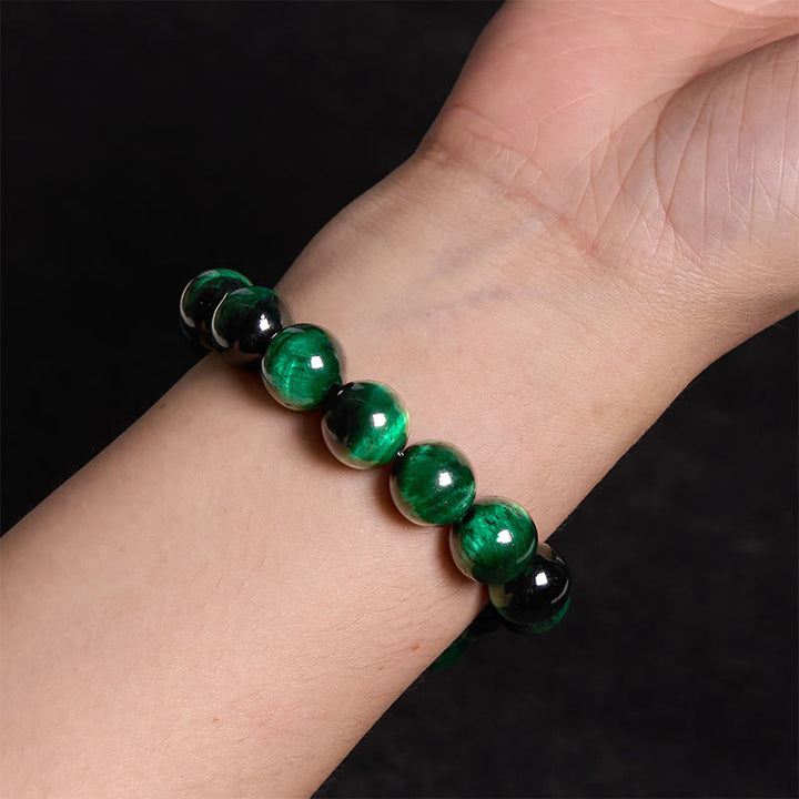 Buddha Stones Tiger Eye Growth Healing Energy Bracelet - image 14