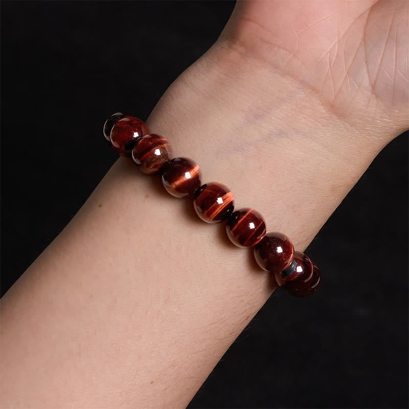 Buddha Stones Natural Tiger Eye Healing Bead Bracelet - image 16
