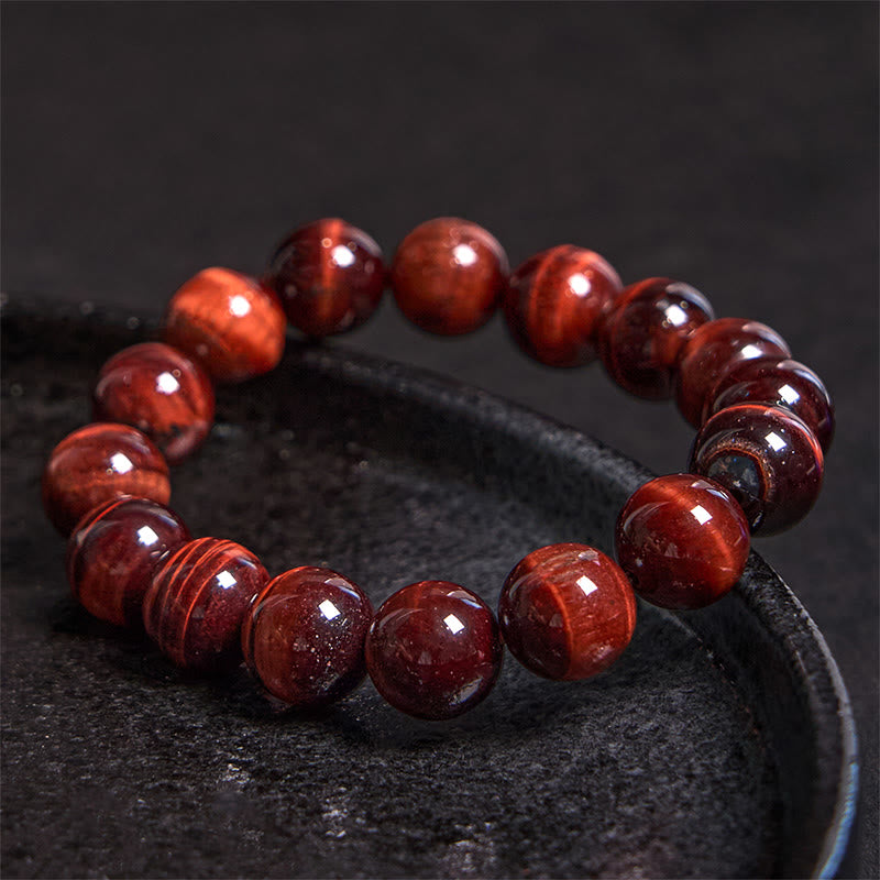 Buddha Stones Natural Tiger Eye Healing Bead Bracelet - image 21