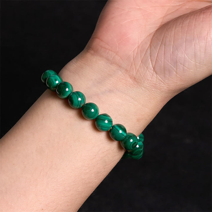 Buddha Stones Natural Malachite Protection Calmness Bracelet - image 3