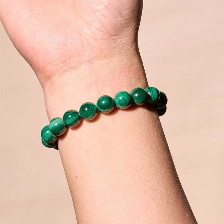 Buddha Stones Natural Malachite Protection Calmness Bracelet - image 4