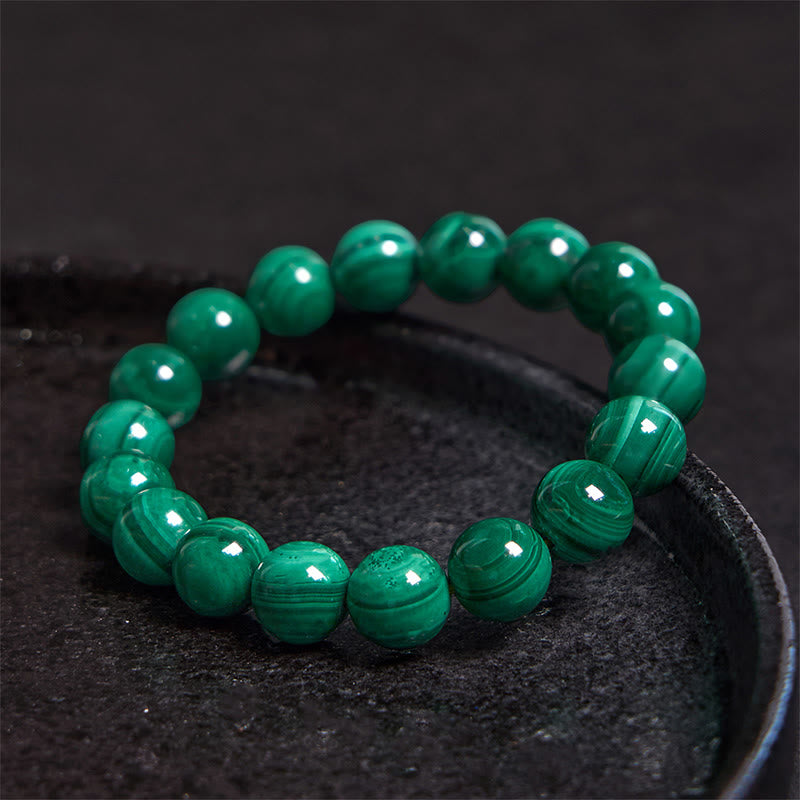 Buddha Stones Natural Malachite Protection Calmness Bracelet - image 1
