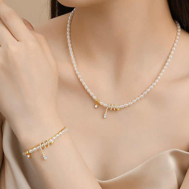 Buddha Stones 925 Sterling Silver Year Of The Snake Pearl Bracelet Necklace Pendant - image 12
