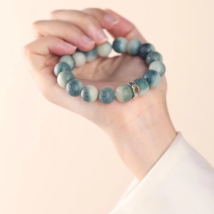 Buddha Stones Chinese Zodiac Natal Buddha Bodhi Seed Om Mani Padme Hum Engraved Wisdom Bracelet - image 15