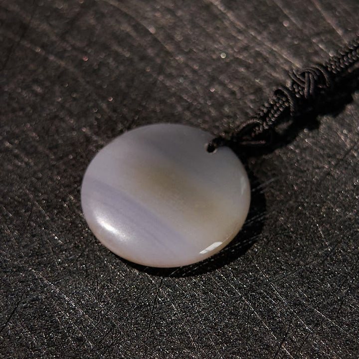 Buddha Stones Vajra Dorje Sanskrit Pattern Natural Various Crystal Black Obsidian Fulfilment Necklace Pendant - image 31