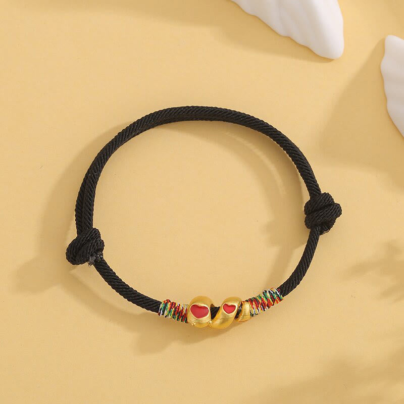 Buddha Stones Red String Copper Alloy Love Year Of The Snake Protection Braided Bracelet - Black String Copper Alloy Snake(Adjustable) - image 10
