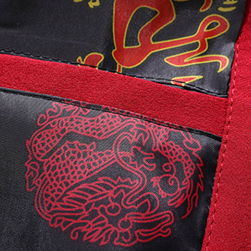 Buddha Stones Chinese New Year Embroidered Tang Suit Hanfu Traditional Uniform Long Sleeve Top Pants Clothing Men's Set - image 13