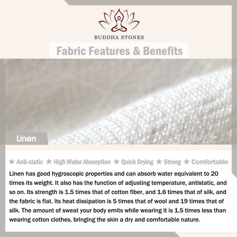 Buddha Stones Chinese New Year Crane Embroidery Tang Suit Hanfu Long Sleeve Top Pants Clothing  Cotton Linen Men's Set With Pockets - image 3