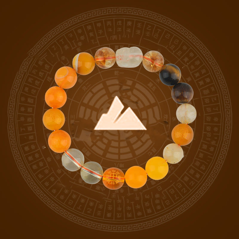 Buddha Stones Five Elements Various Crystal Agate Pixiu Wealth Bracelet - image 28