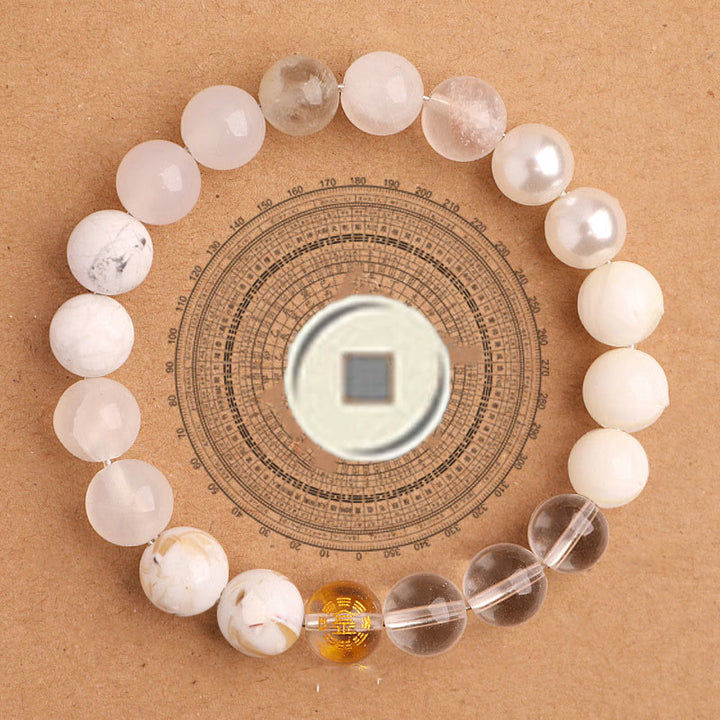 Buddha Stones Five Elements Various Agate Balance Luck Bracelet - image 3