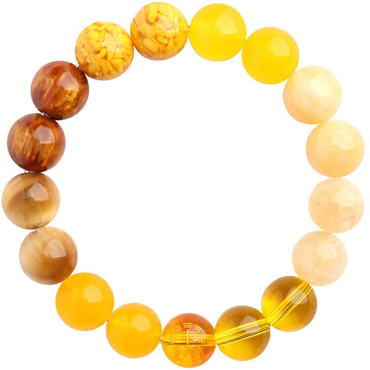 Buddha Stones Five Elements Various Agate Balance Luck Bracelet - image 53