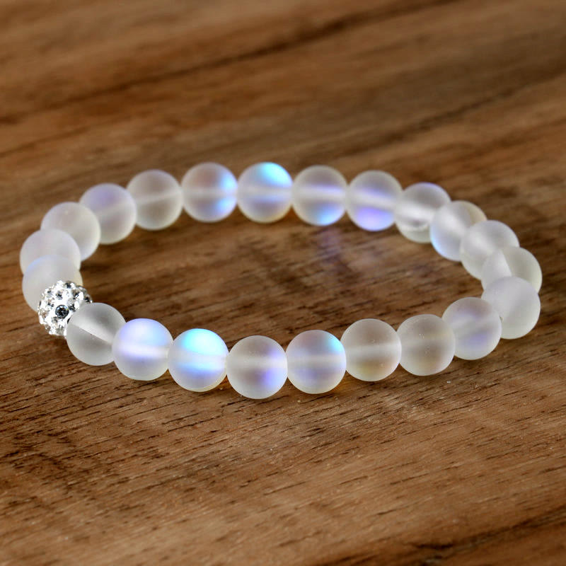Buddha Stones Glitter Stone Zircon Healing Bracelet - image 1
