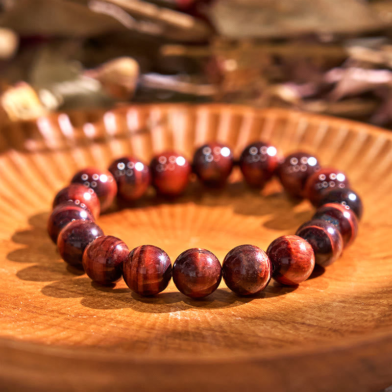 Buddha Stones Natural Tiger Eye Healing Bead Bracelet - 10mm - image 10