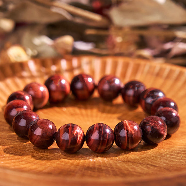 Buddha Stones Natural Tiger Eye Healing Bead Bracelet - 12mm - image 17