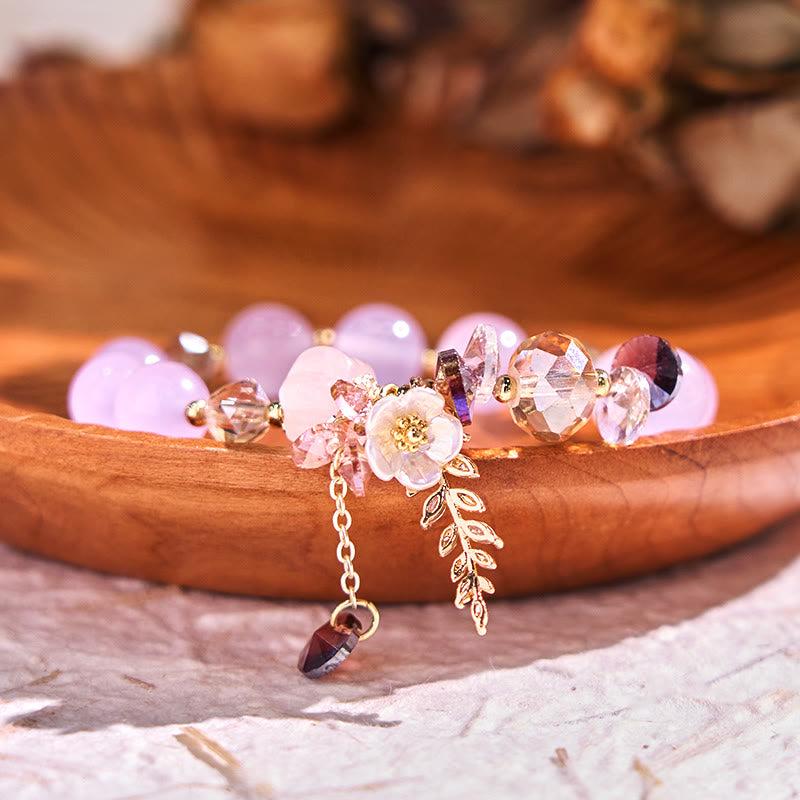 Buddha Stones Blue Crystal Amethyst Sun Stone Green Aventurine Healing Bracelet - image 24