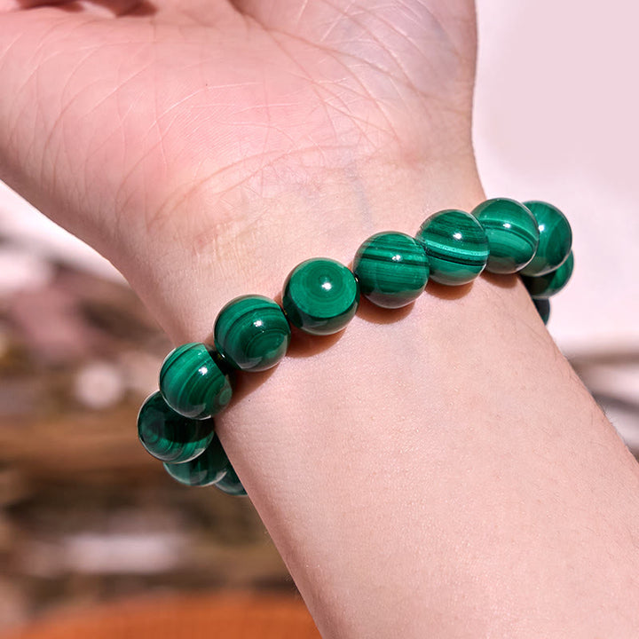 Buddha Stones Natural Malachite Protection Calmness Bracelet - image 9