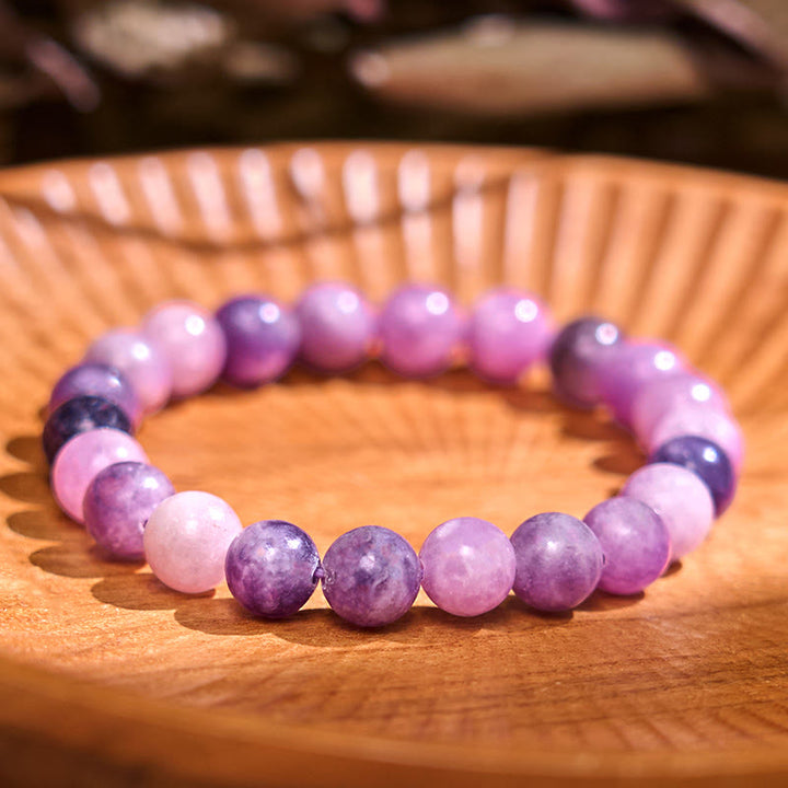 Buddha Stones Purple Mica Stone Positive Bracelet - image 8
