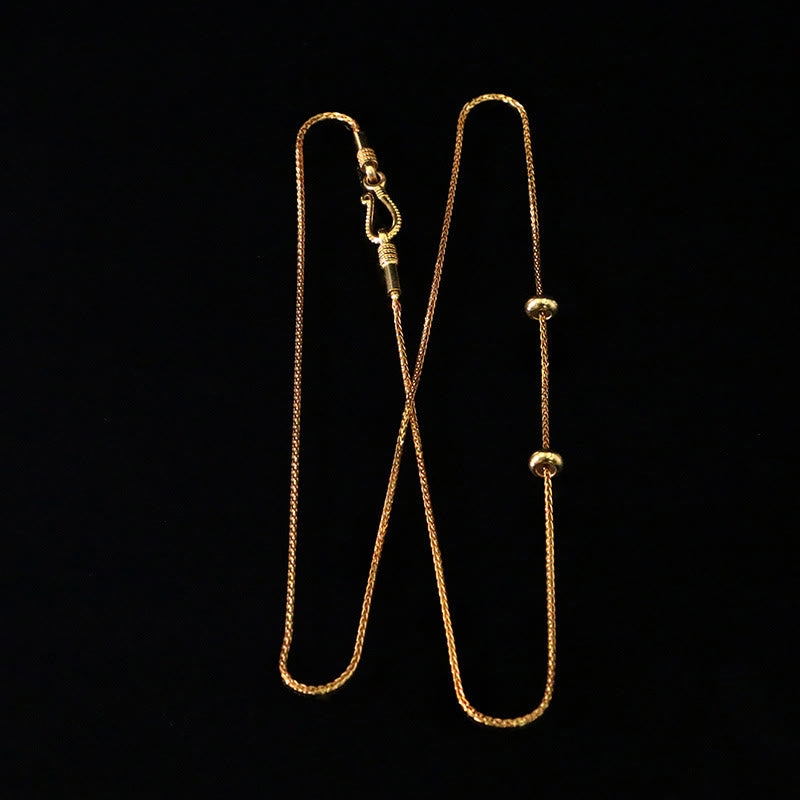 Buddha Stones 925 Sterling Silver Tibet Yellow Jambhala God of Wealth Dzi Bead Om Mani Padme Hum Happiness Necklace Pendant - image 14