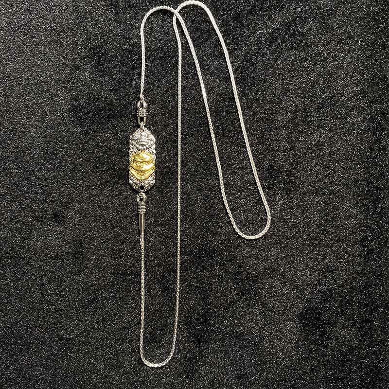 Buddha Stones 925 Sterling Silver Thousand-armed Guanyin Kwan Yin Avalokiteśvara Wealth Necklace Pendant - image 20