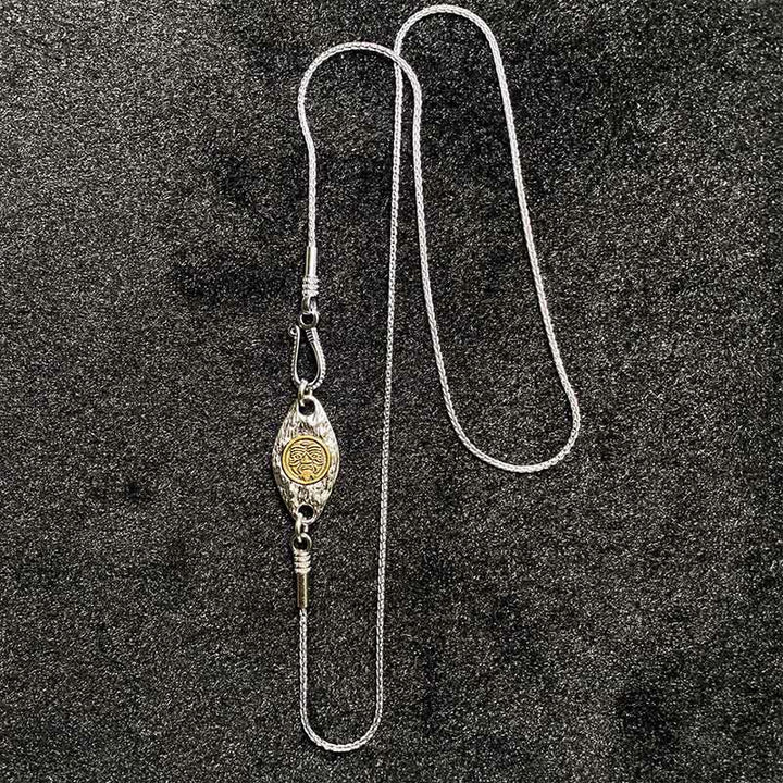Buddha Stones 925 Sterling Silver Thousand-armed Guanyin Kwan Yin Avalokiteśvara Wealth Necklace Pendant - image 16