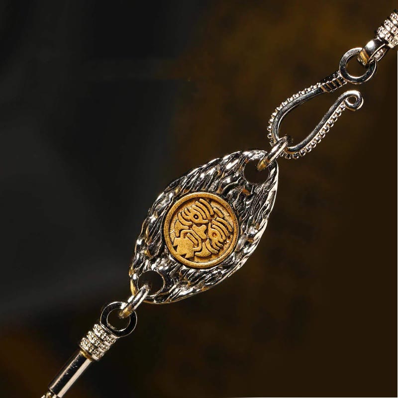 Buddha Stones 925 Sterling Silver Tibetan Garuda Bird Wisdom Necklace Pendant - image 17