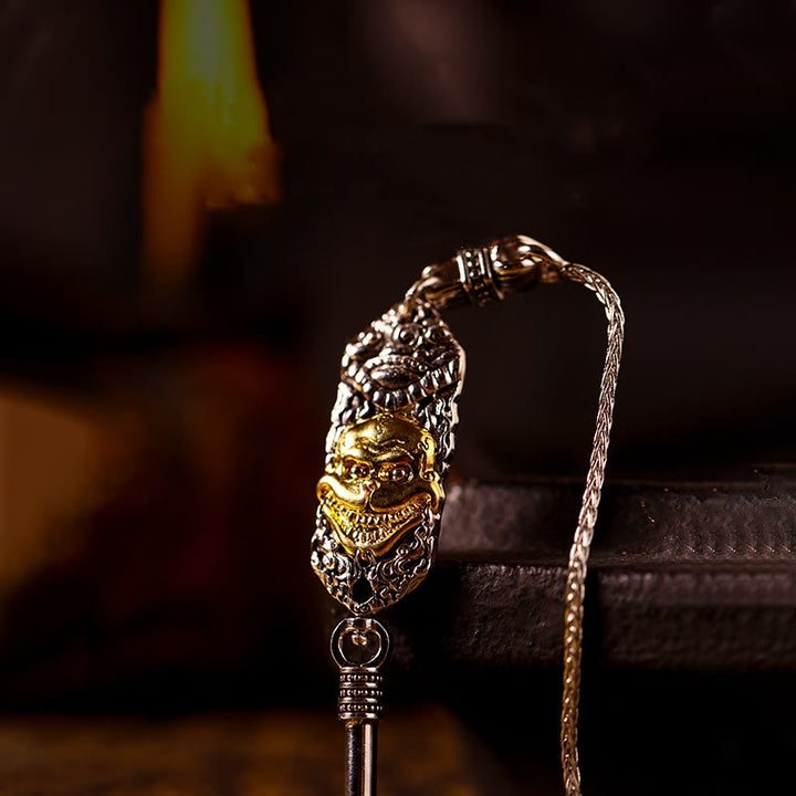 Buddha Stones 925 Sterling Silver Tibetan Treasure-spitting Rat Protection Necklace Pendant - image 21