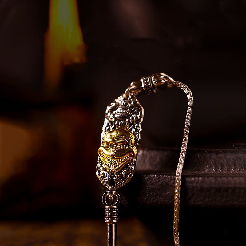 Buddha Stones 925 Sterling Silver Thousand-armed Guanyin Kwan Yin Avalokiteśvara Wealth Necklace Pendant - image 21
