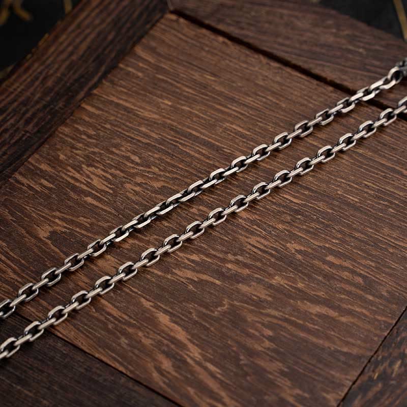 Buddha Stones 925 Sterling Silver Tibetan White Zakiram Goddess of Wealth Vajra Dorje Blessing Metal Chain Necklace - image 8