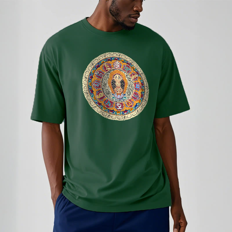 Buddha Stones Dorje Vajra Mandala Buddha Cotton Tee T-shirt - image 8