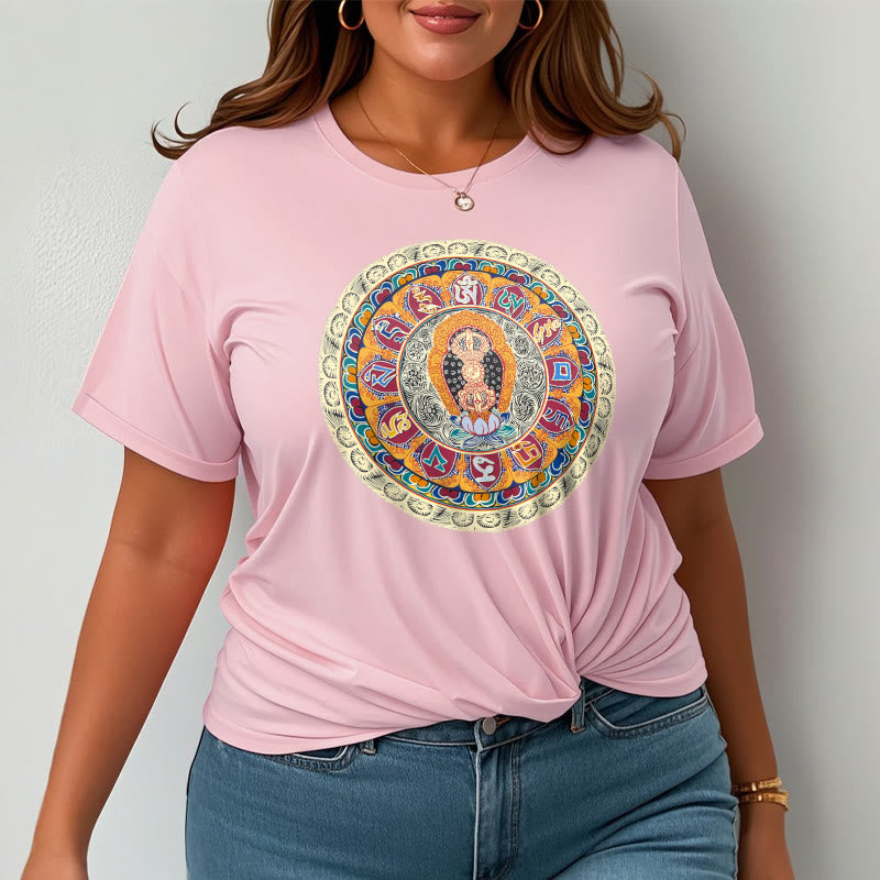 Buddha Stones Dorje Vajra Mandala Buddha Cotton Tee T-shirt - image 19